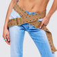 Ara Blue Belted Low Rise Jean