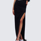 Aries Black Knit Maxi Skirt