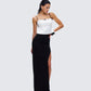 Aries Black Knit Maxi Skirt