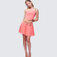 Arla Pink Heart Chain Strap Top