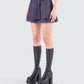 Arpana Charcoal Layered Mini Skirt