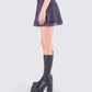Arpana Charcoal Layered Mini Skirt