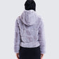 Aspen Grey Faux Fur Hooded Jacket