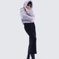 Aspen Grey Faux Fur Hooded Jacket