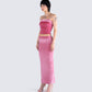 Ayla Pink Velvet Set