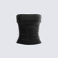 Ayla Black Velvet Tube Top 3d product front