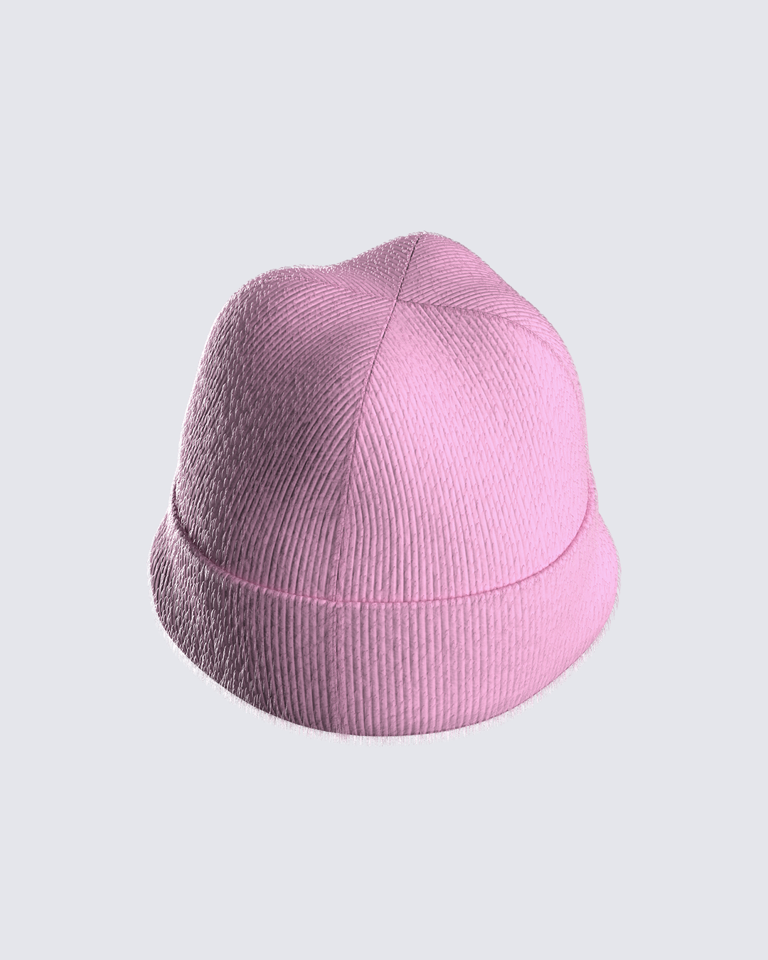 Molly Pink Ribbed Beanie