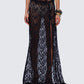 Beatrix Black Lace Skirt