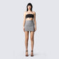 Beaux Black Bandeau Top