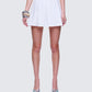 Bella White Pleated Tennis Skirt