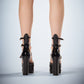 Bernadine Black Platform Heels