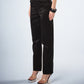 Bess Black Velvet Pants