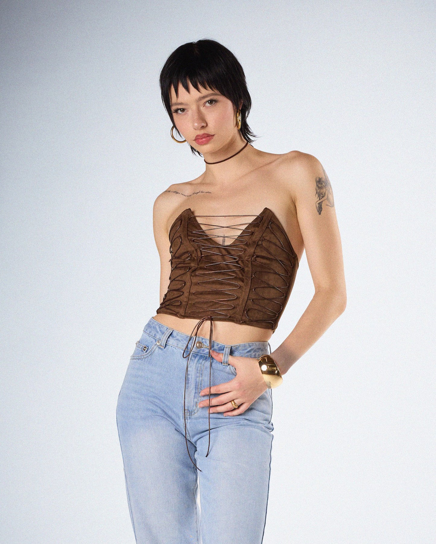 Bette Lace Up Set