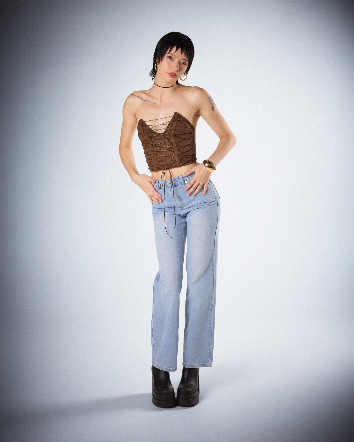 Bette Lace Up Set