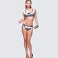 Birdie Multi Gingham Bikini Top