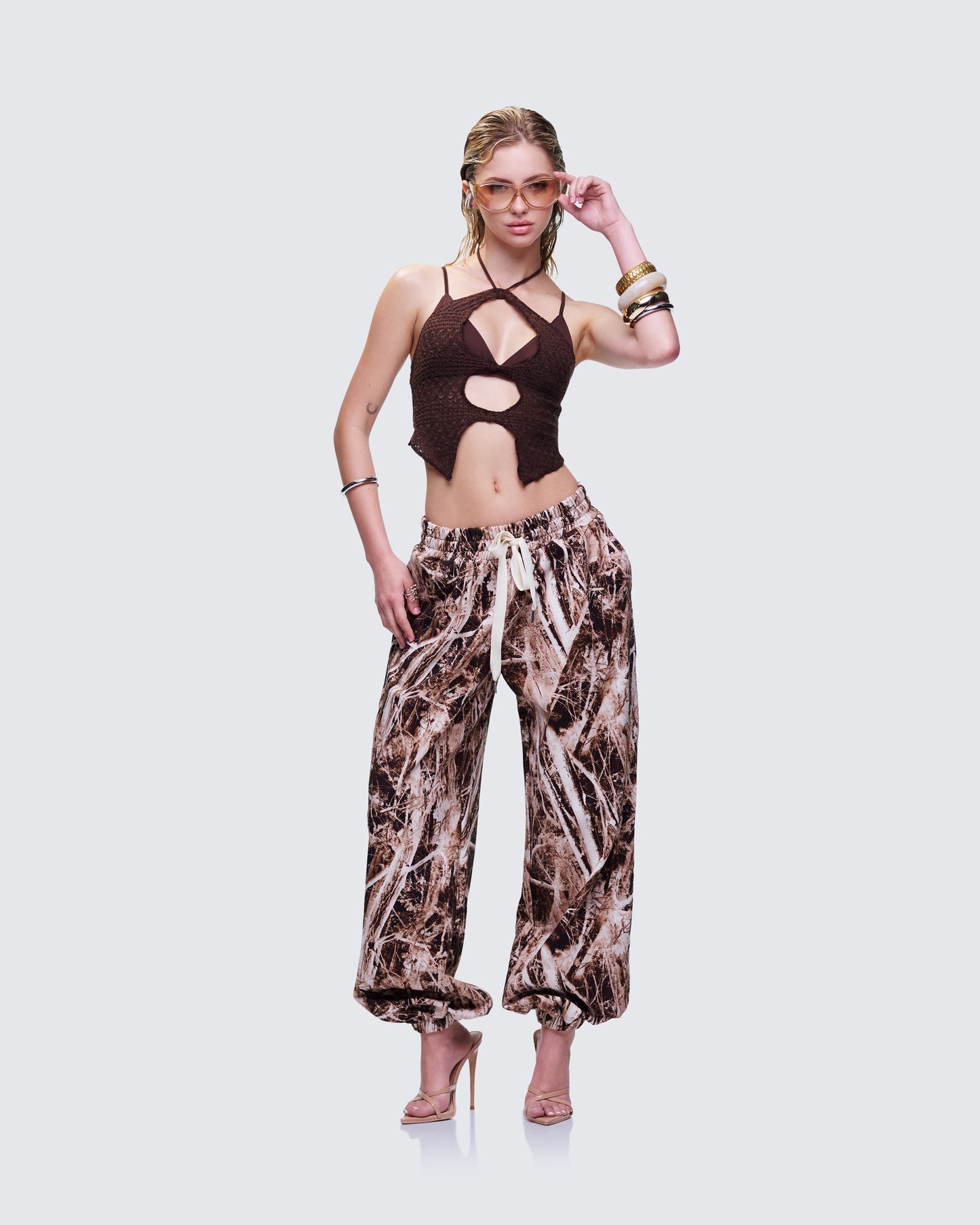 Braewyn Hunting Camo Toggled Sweatpants