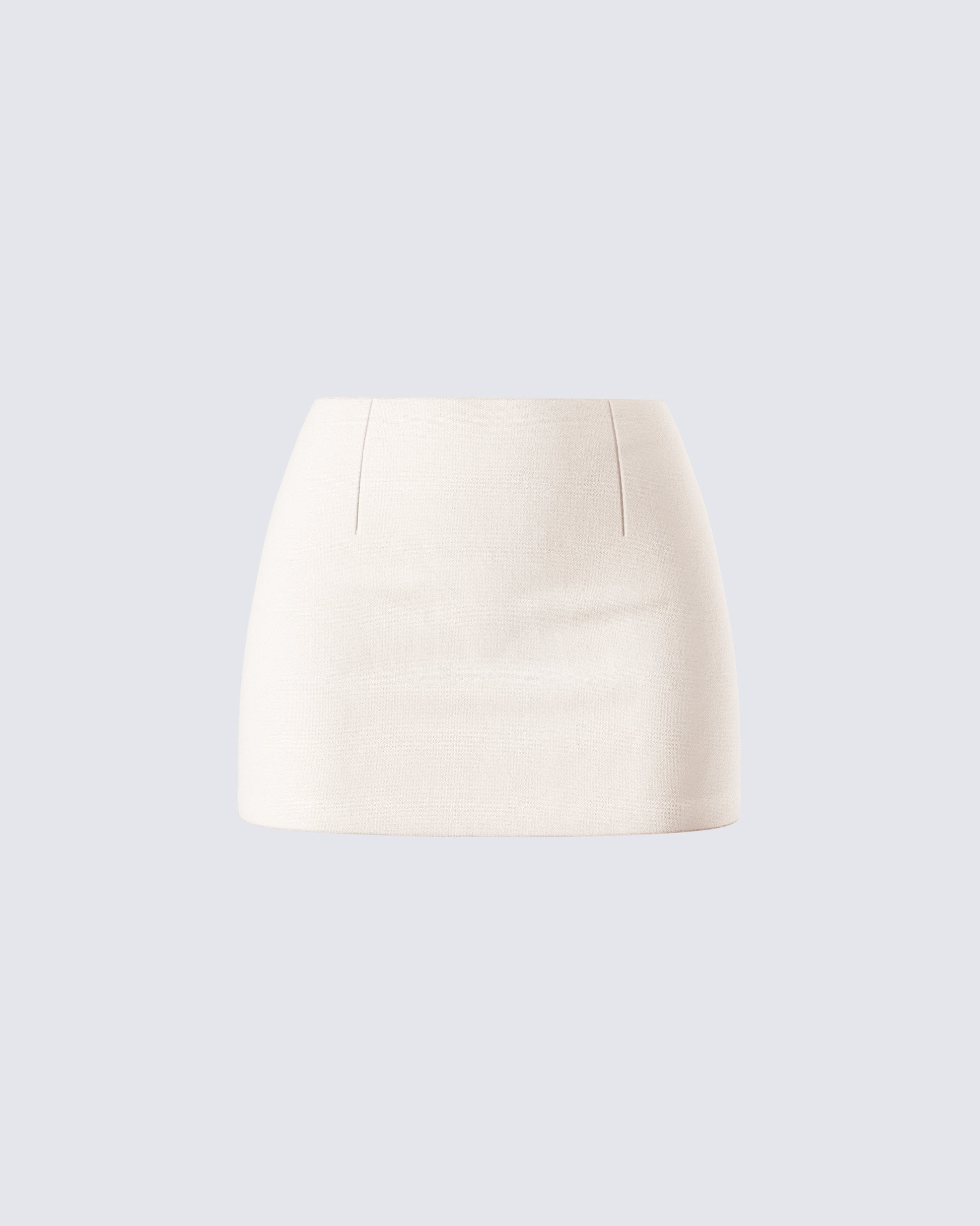 Branca Ivory Mini Skirt product front
