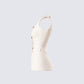 Branca Ivory Scoop Neck Vest