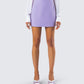 Branca Lavender Mini Skirt model front