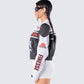 Brent Patchwork Moto Racing Jacket