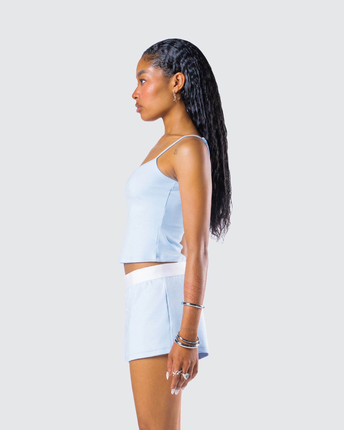 Bri Blue Cami Tank Top