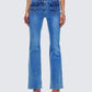 Bri Blue Denim Patch Pocket Jean model front
