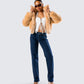 Briar Tan Faux Fur Bomber Jacket