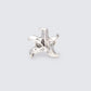 Brisae Silver Starfish Ring