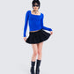 Brynee Blue Long Sleeve Top