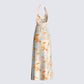 Landon Abstract Print Maxi Dress