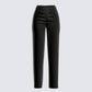 Bess Black Velvet Pants product front