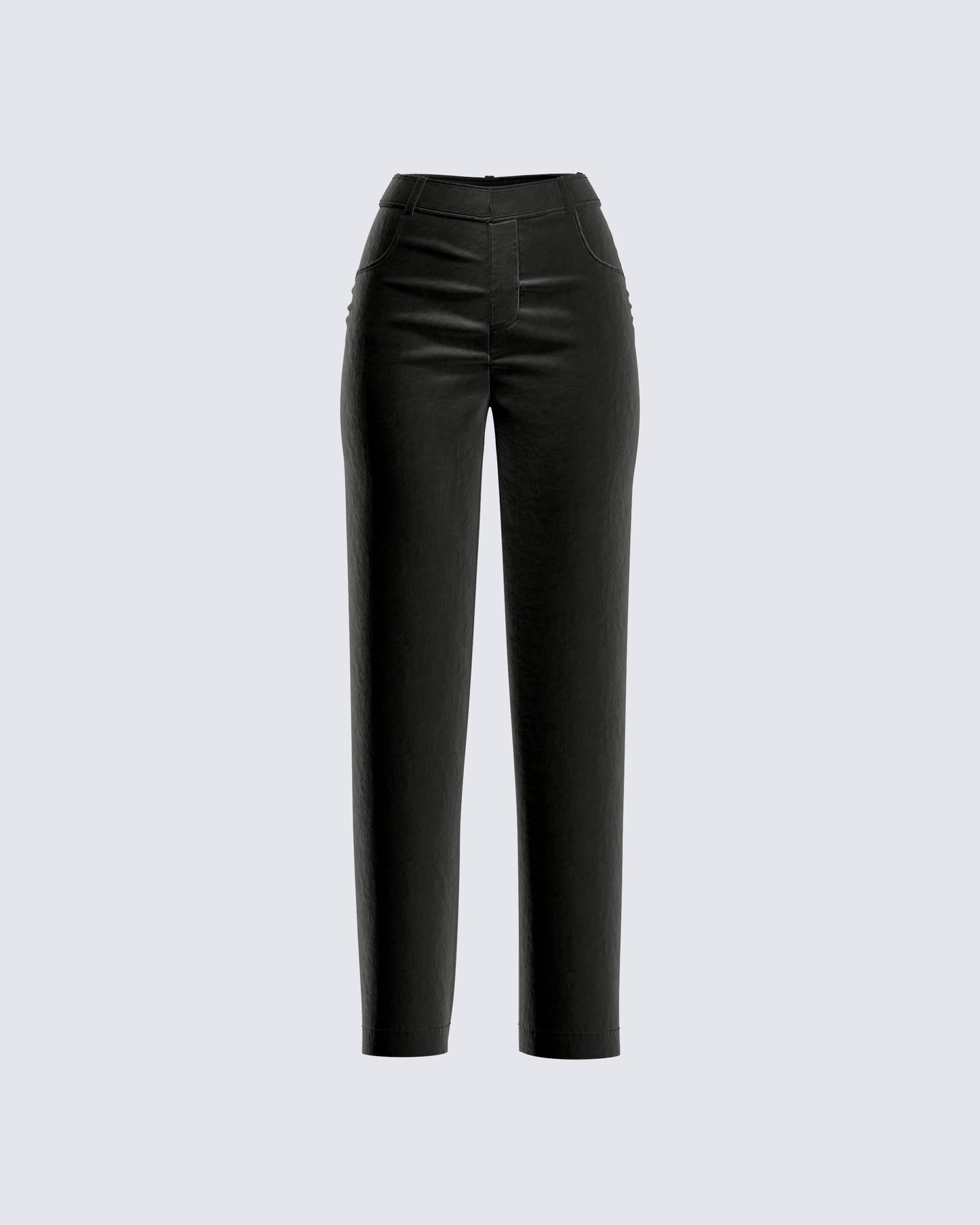 Bess Black Velvet Pants product front