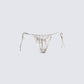 Mason White Print Bikini Bottom product front