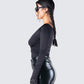 Cait Off Shoulder Top & Gloves