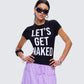Calianna Black Graphic Tee