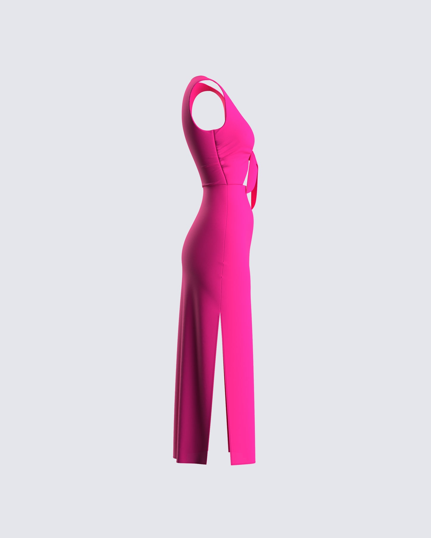 Calliope Hot Pink Midi Dress