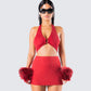 Carolina Red Halter Top