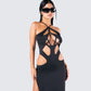 Carrie Black Cut Out Dress