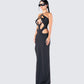 Carrie Black Cut Out Dress