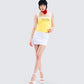 Cassandra White Mini Skirt