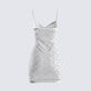 Caterina White Lace Mini Dress