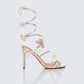 Celeste Ivory Pearl Spiral Sandal