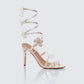 Celeste Ivory Pearl Spiral Sandal