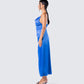 Celeste Satin Midi Dress