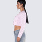 Celine Pink Pattern Knit Cardigan