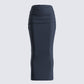 Charlize Navy Maxi Skirt 3d product front