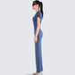 Charlize Navy Maxi Skirt