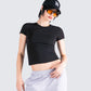 Chell Black Jersey Top
