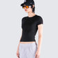 Chell Black Jersey Top