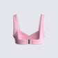 Chiara Pink Pearl Crop Top